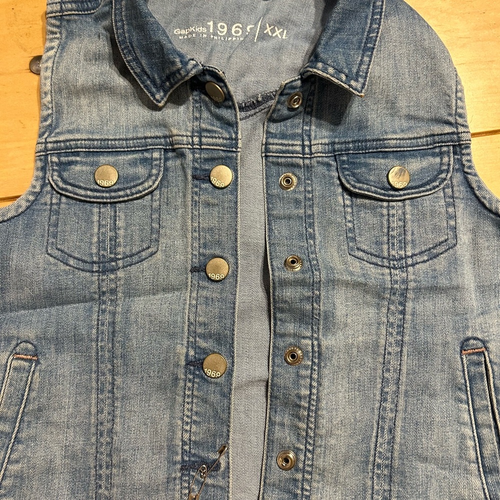Gap Kids Denim Vest XXL